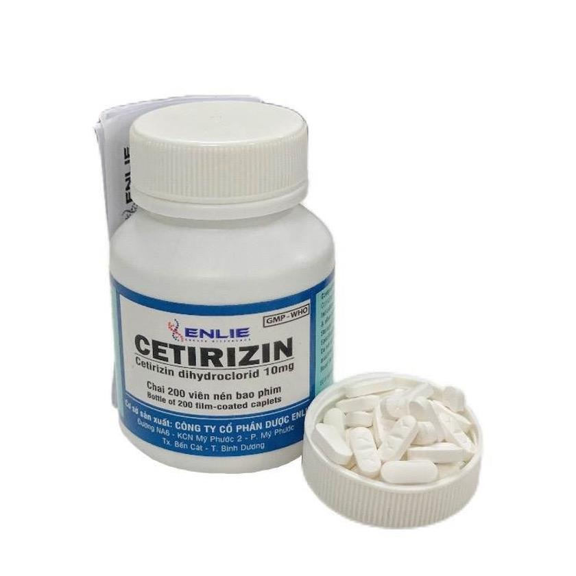 Cetirizin 10mg Trắng C200vn Dược Enlie